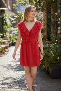 CHANEL Ropa 38 Red