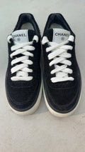 Chanel Zapatos 38,5 Black and white