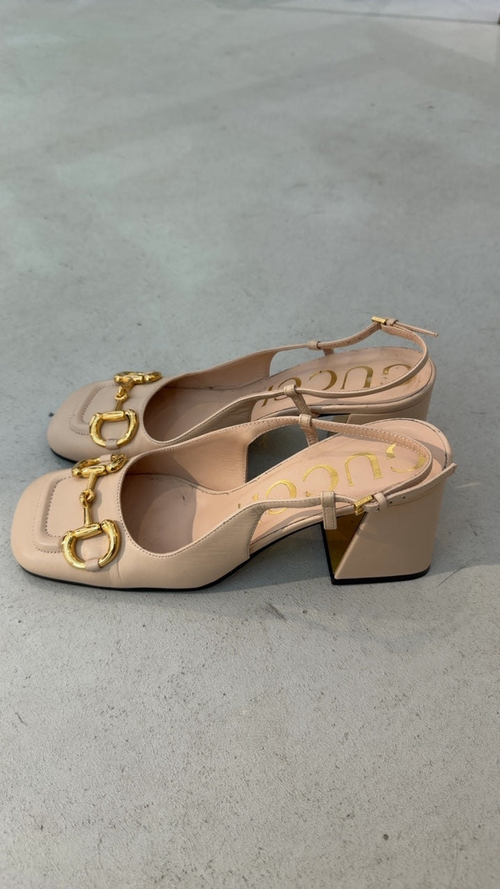 GUCCI Zapatos 38,5 Beige