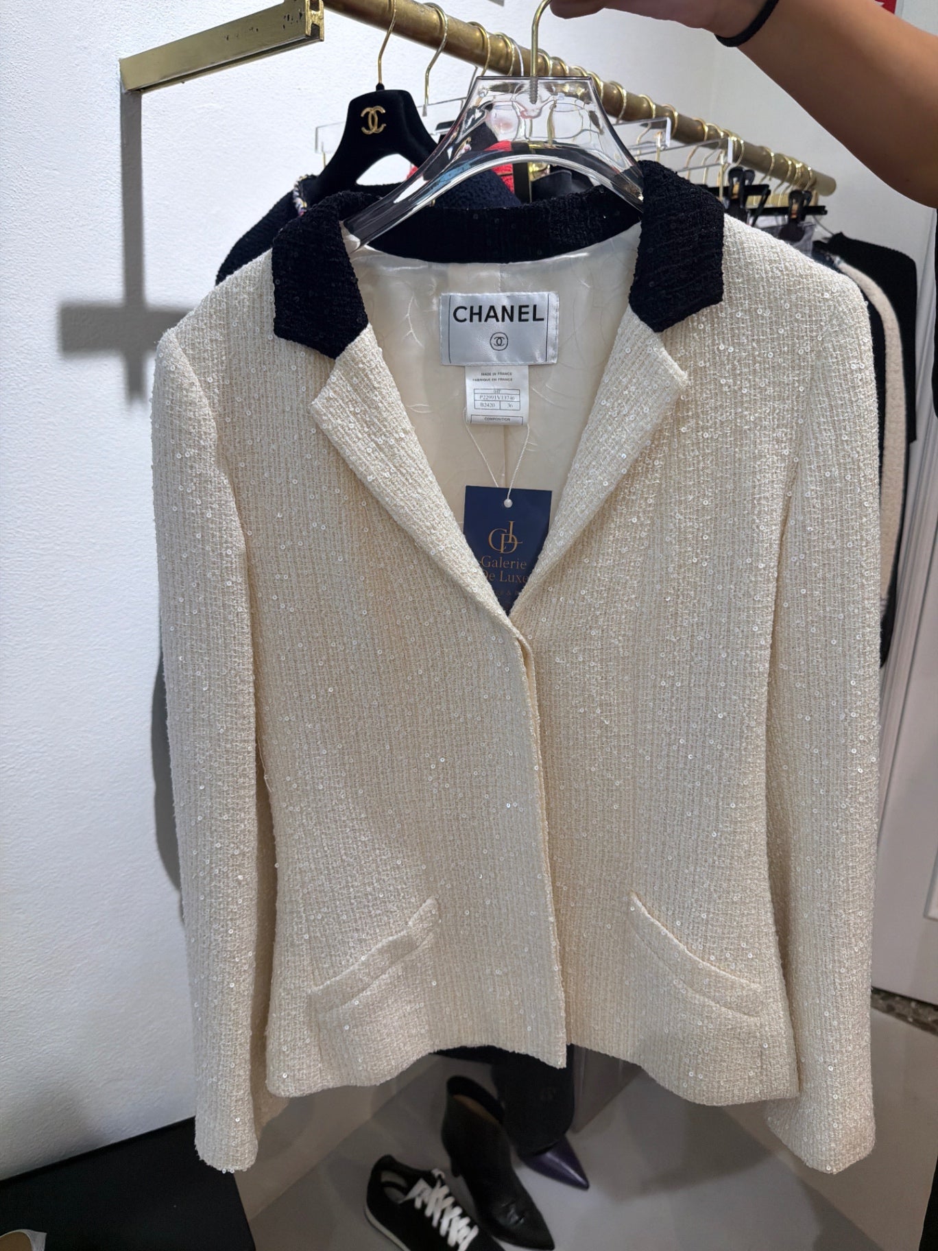 CHANEL Ropa 36 Cream/Beige