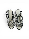 CHANEL Zapatos 38 Black and white