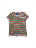 CHANEL Ropa 34 Multicolor (pink, orange, green, blue, and brown stripes)