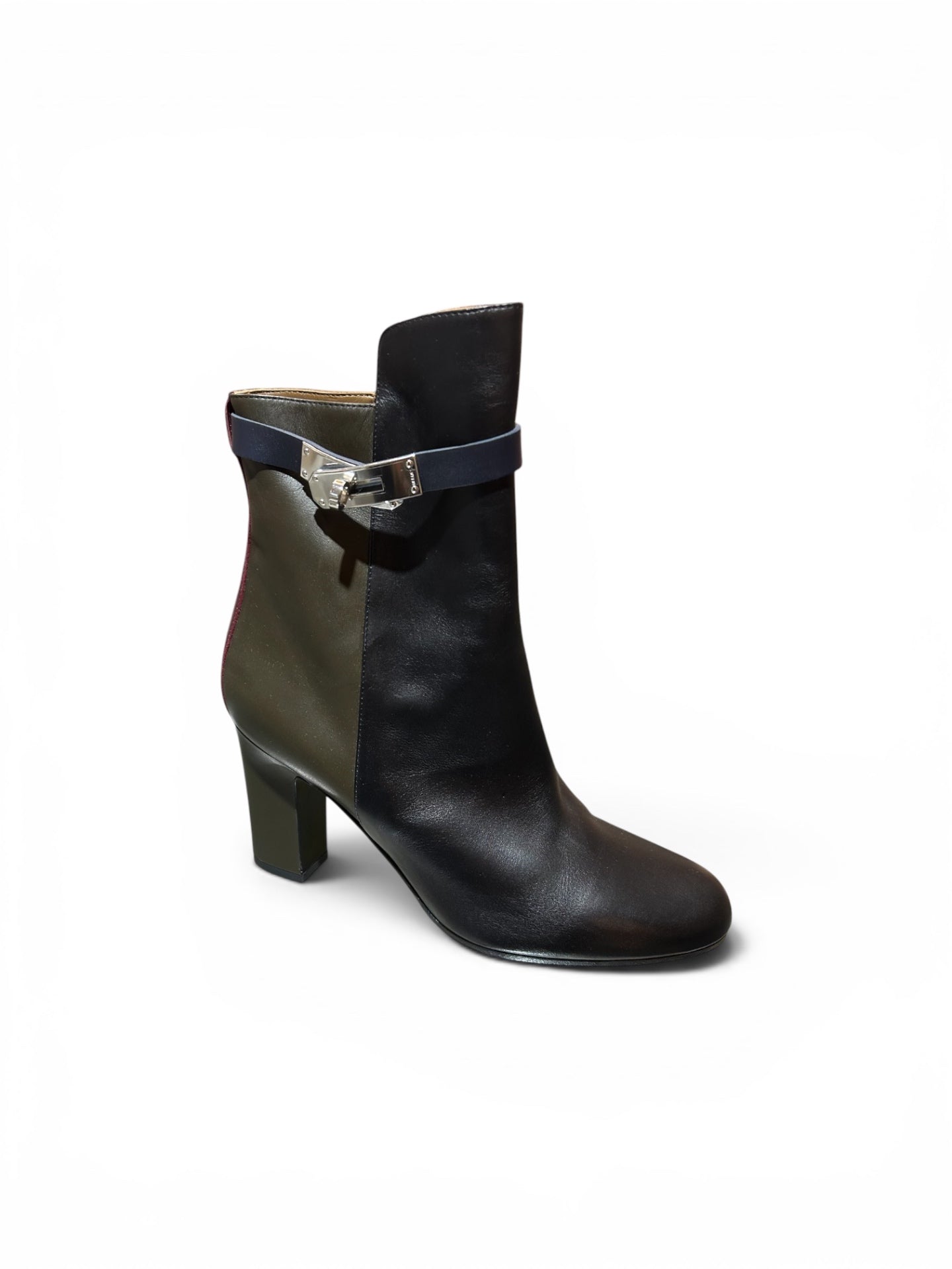 Hermès Zapatos 40 Black and olive green