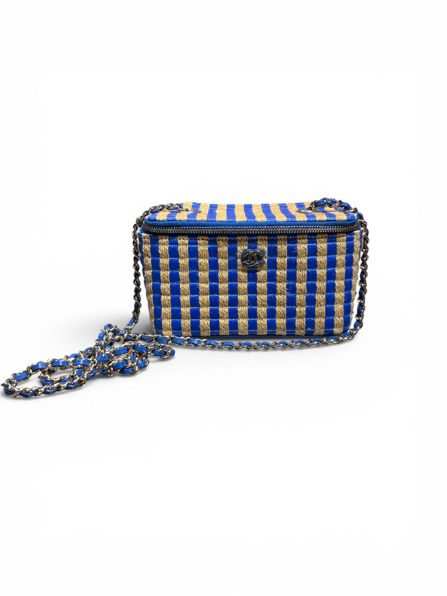 CHANEL Bolsos One size Blue and Gold