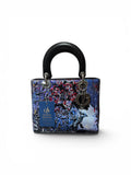 Lady Dior Bolsos Standard Multicolor (mainly blue, black, purple, and red)