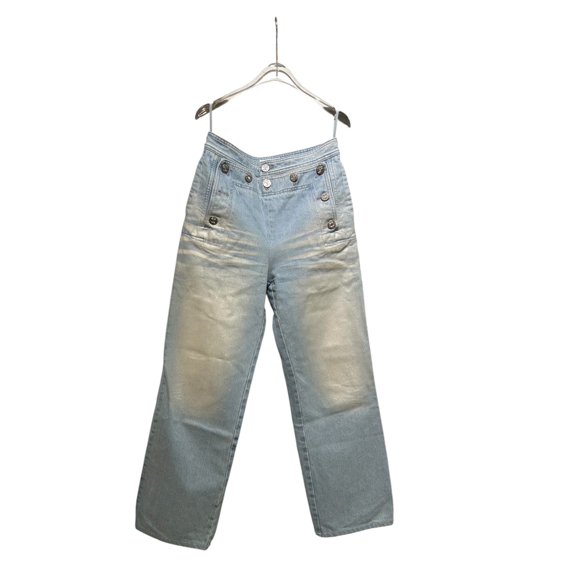 CHANEL Jeans 36 Light Blue