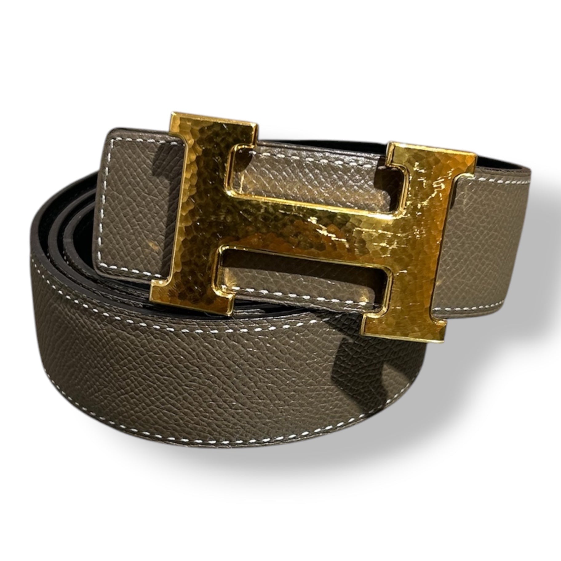 Hermès Accesorios Beige and gold