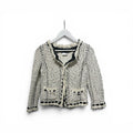 CHANEL Ropa 38 Beige with black accents