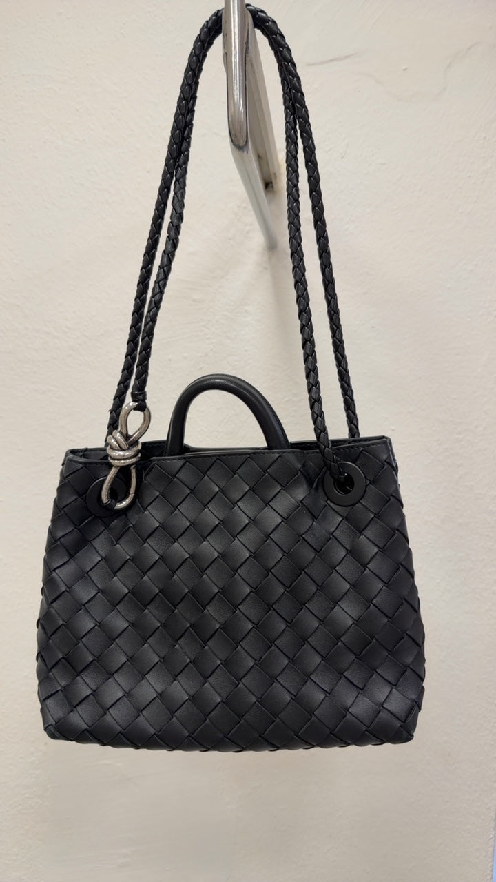 Bottega Venetta Andiamo Bolsos Medium Black