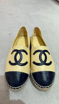 Chanel Zapatos de mujer 38 Amarillo y negro
