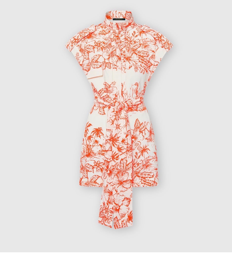 Louis Vuitton Ropa vestido tropical floral
