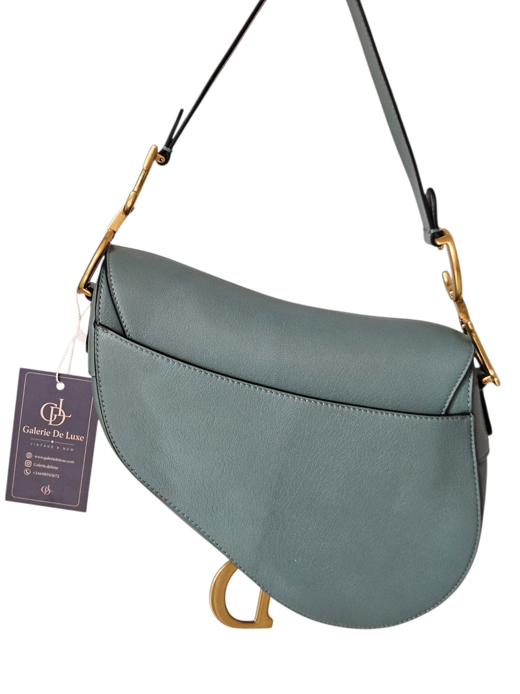 Bolsos Mediano Verde Dior Saddle