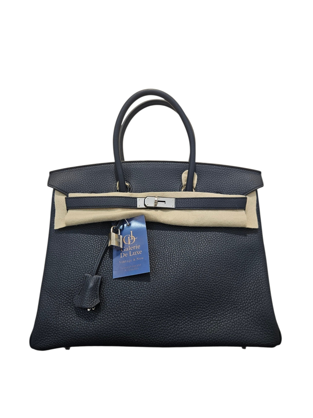 Hermès Birkin Bolso Black 35 Mediano 