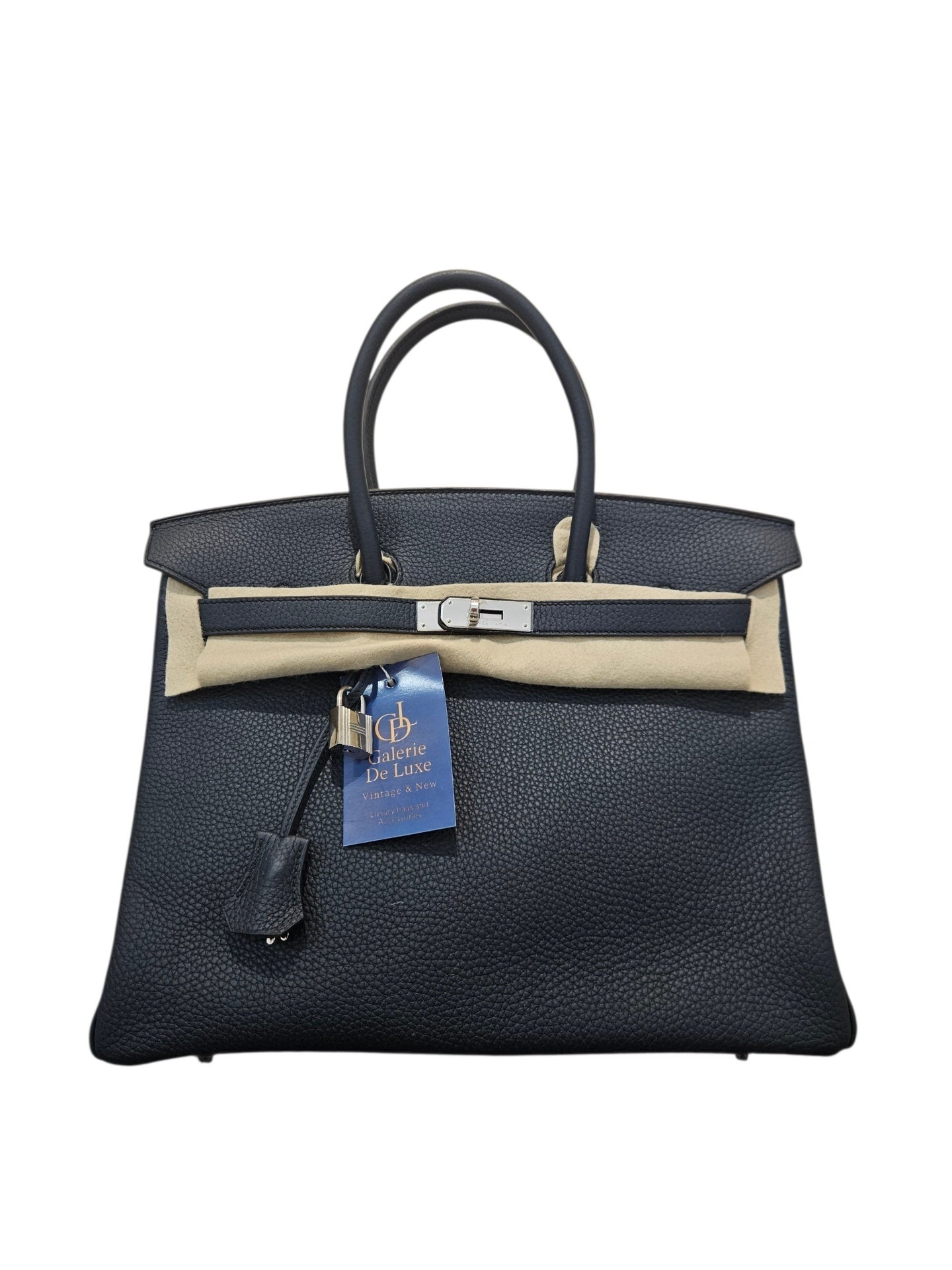 Hermès Birkin Bolso Black 35 Mediano 