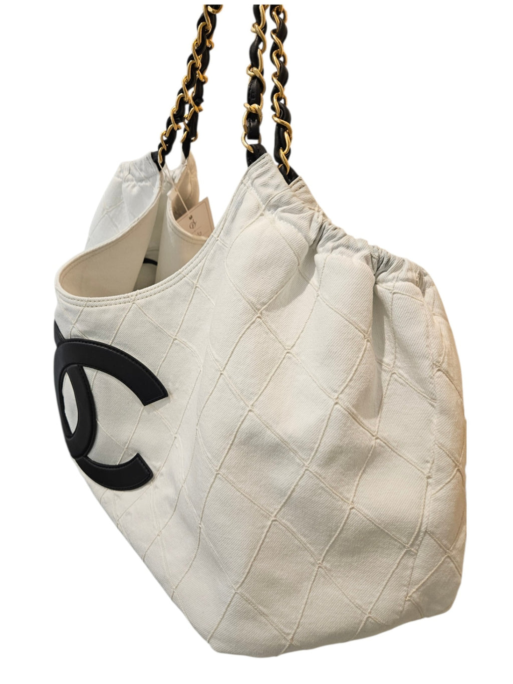 Chanel Beach Hobo Coco Bolsos de mujer Large White