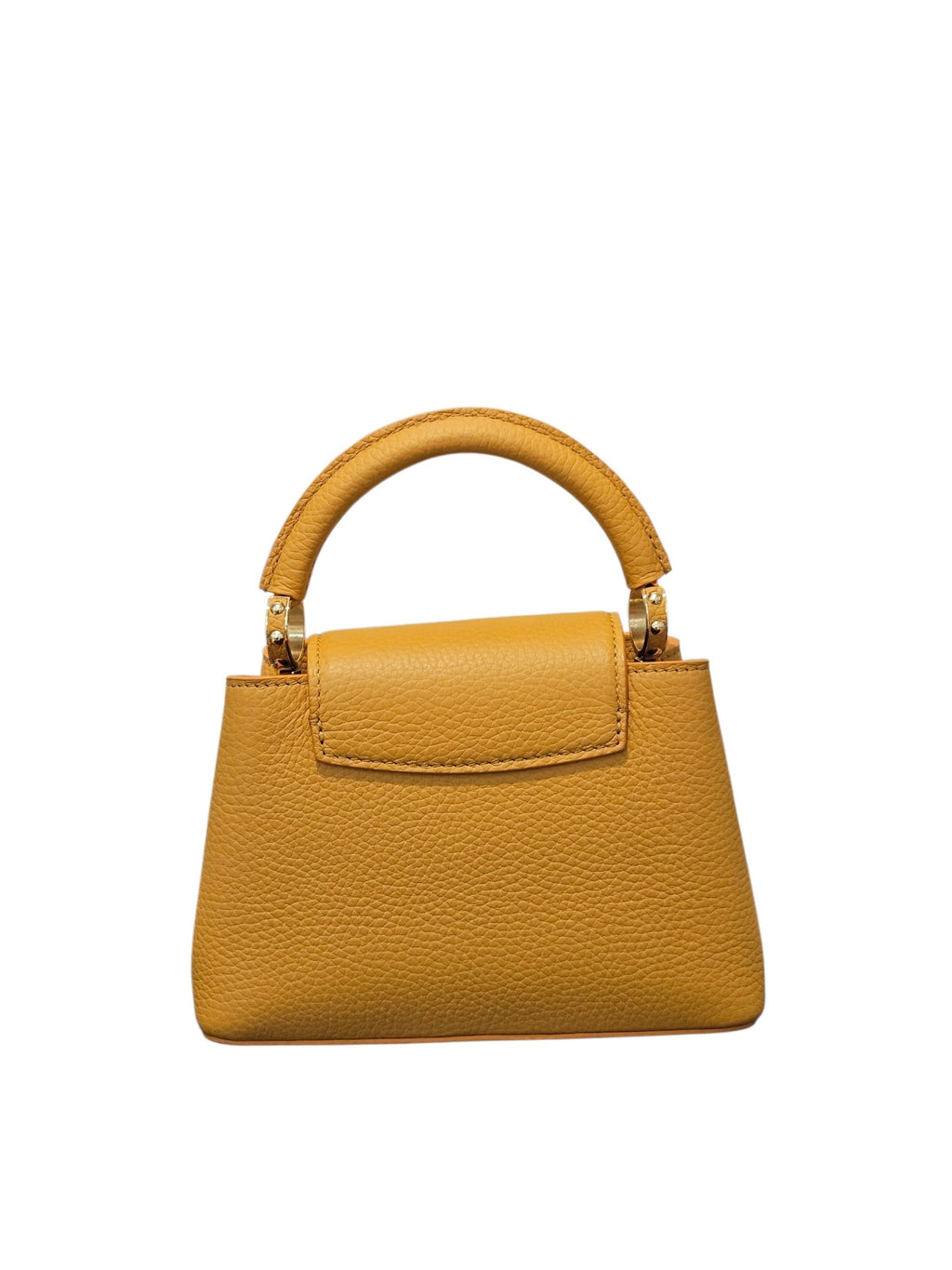 Louis Vuitton Capucines Mini Bolsos Small Imperial Safran