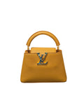 Louis Vuitton Capucines Mini Bolsos Small Imperial Safran