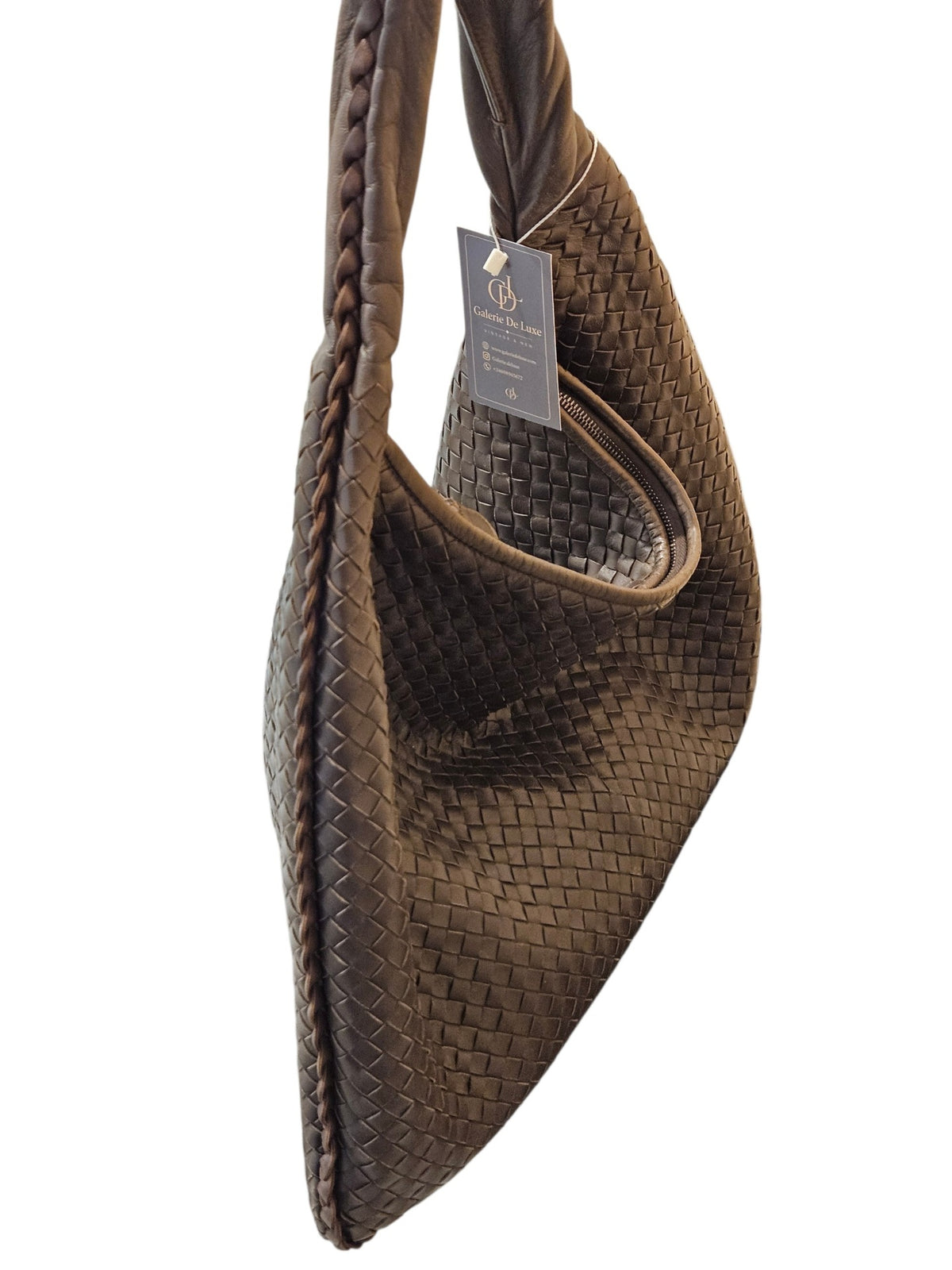 Bottega Veneta Intrecciato hobo Bolsos Dark Brown