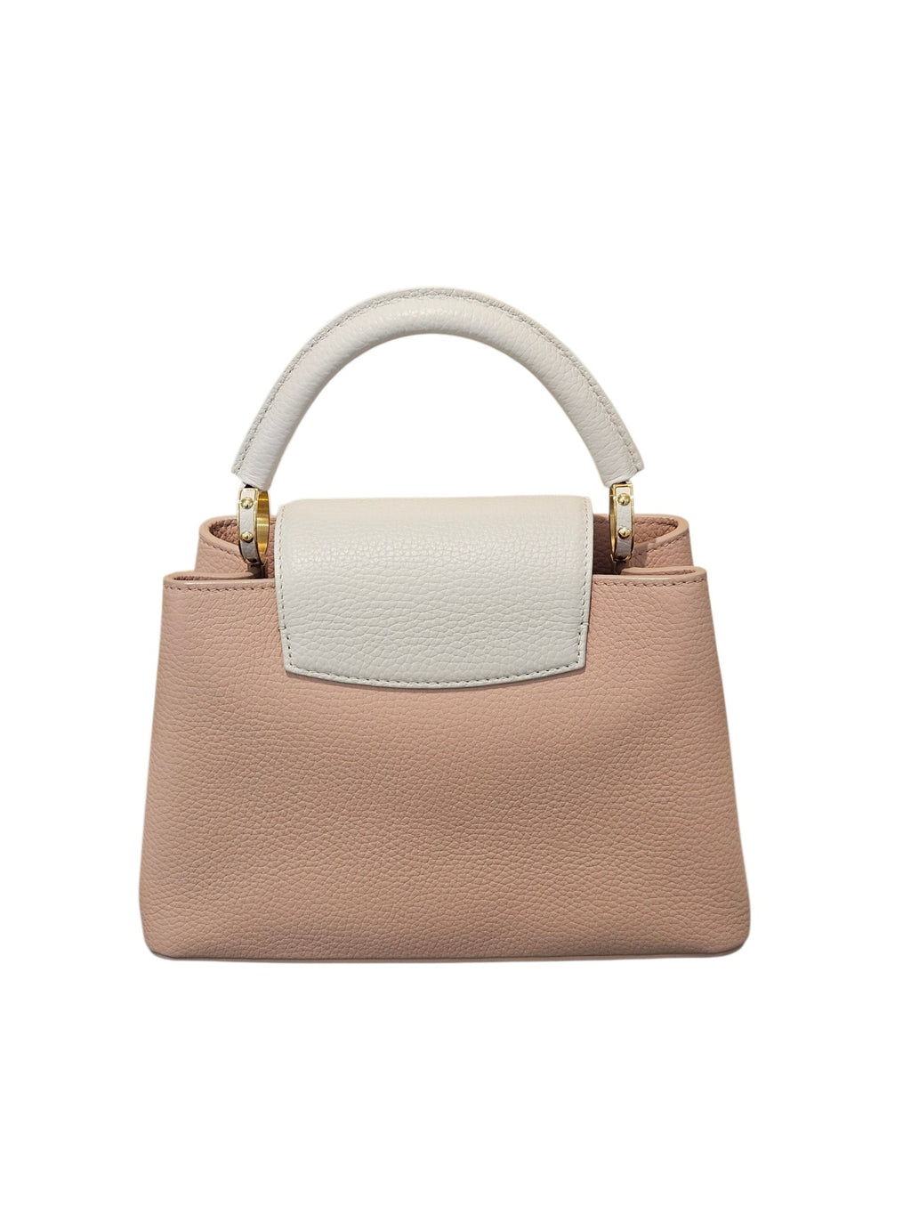 Louis Vuitton Capucines BB Bolsos Pink and White