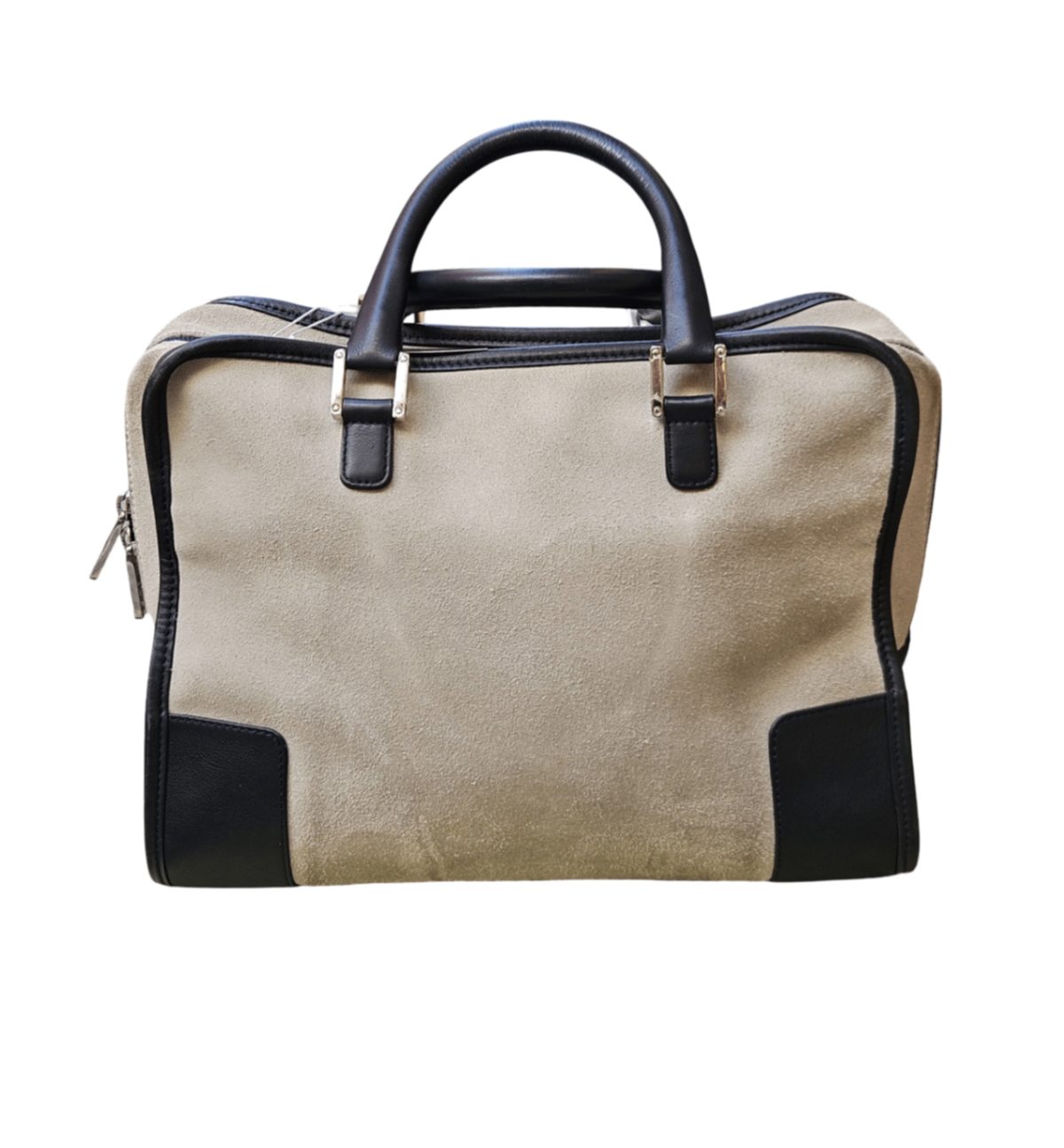 Loewe Amazona Suede and Black Leather Bag