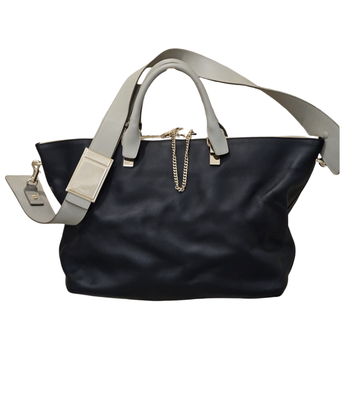 Chloé Baylee Medium Tote Bag Bolsos de mujer Medium Black and Grey