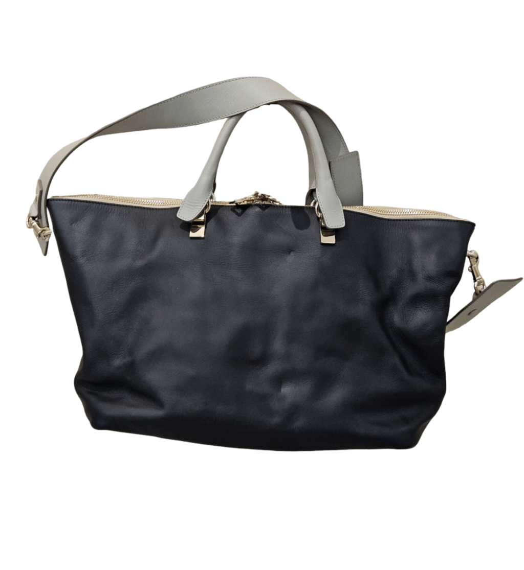 Chloé Baylee Medium Tote Bag Bolsos de mujer Medium Black and Grey