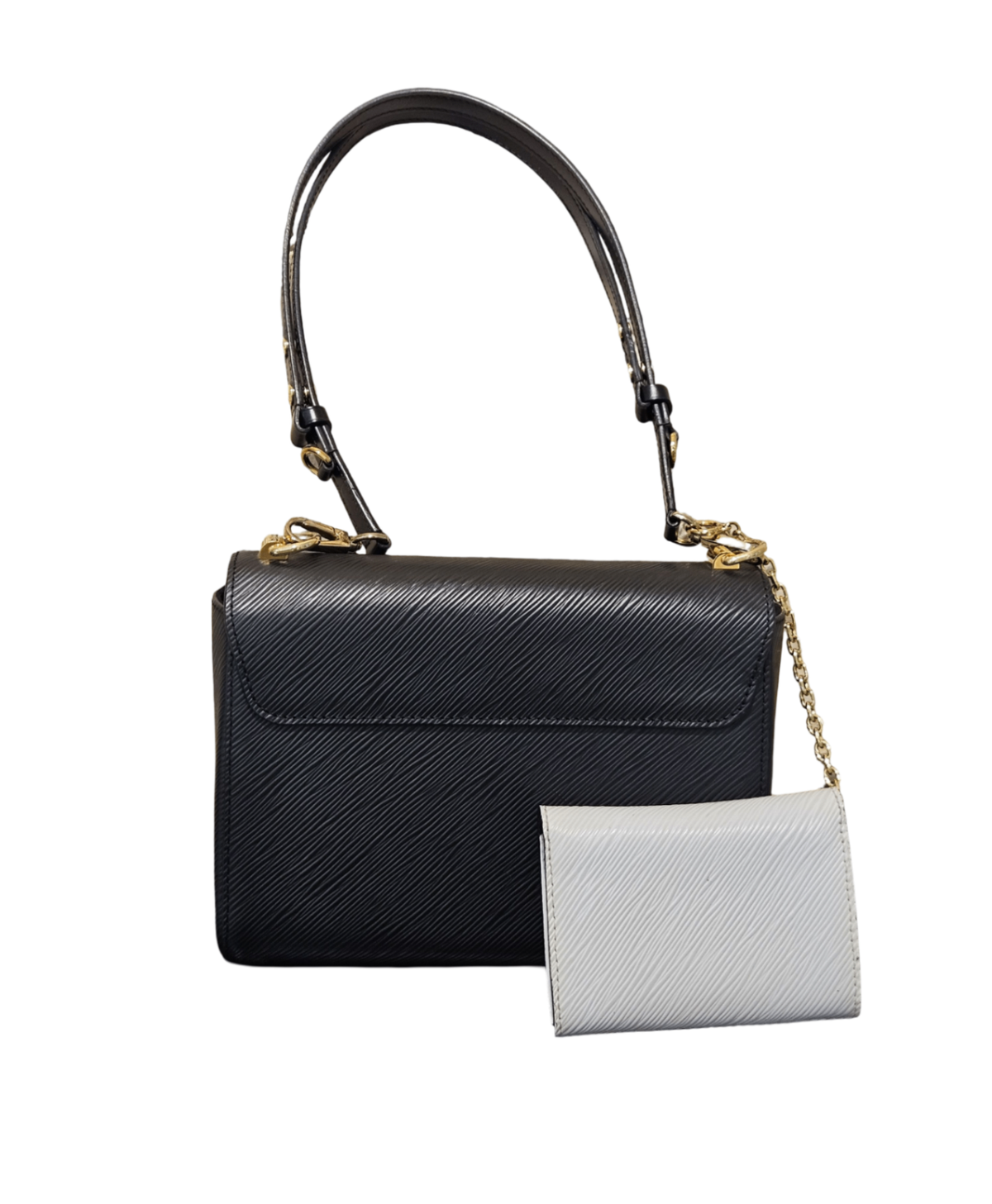 Louis Vuitton Twist Multi Pochette Epi Leather Black/White 