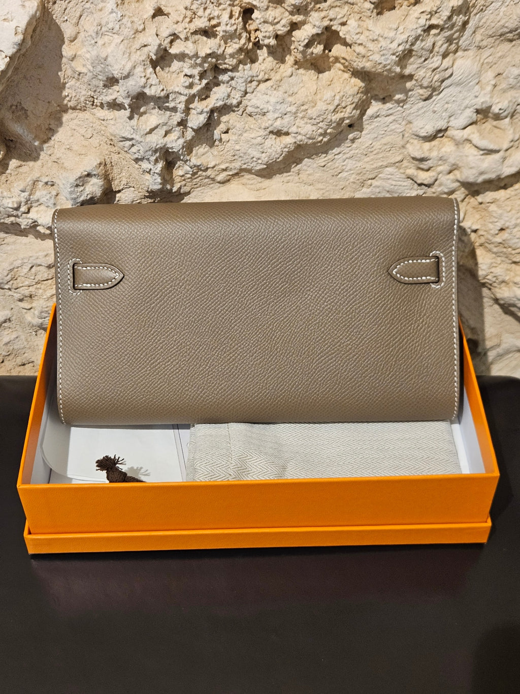 Hermès Bolsos de mujer Taupe / gris topo