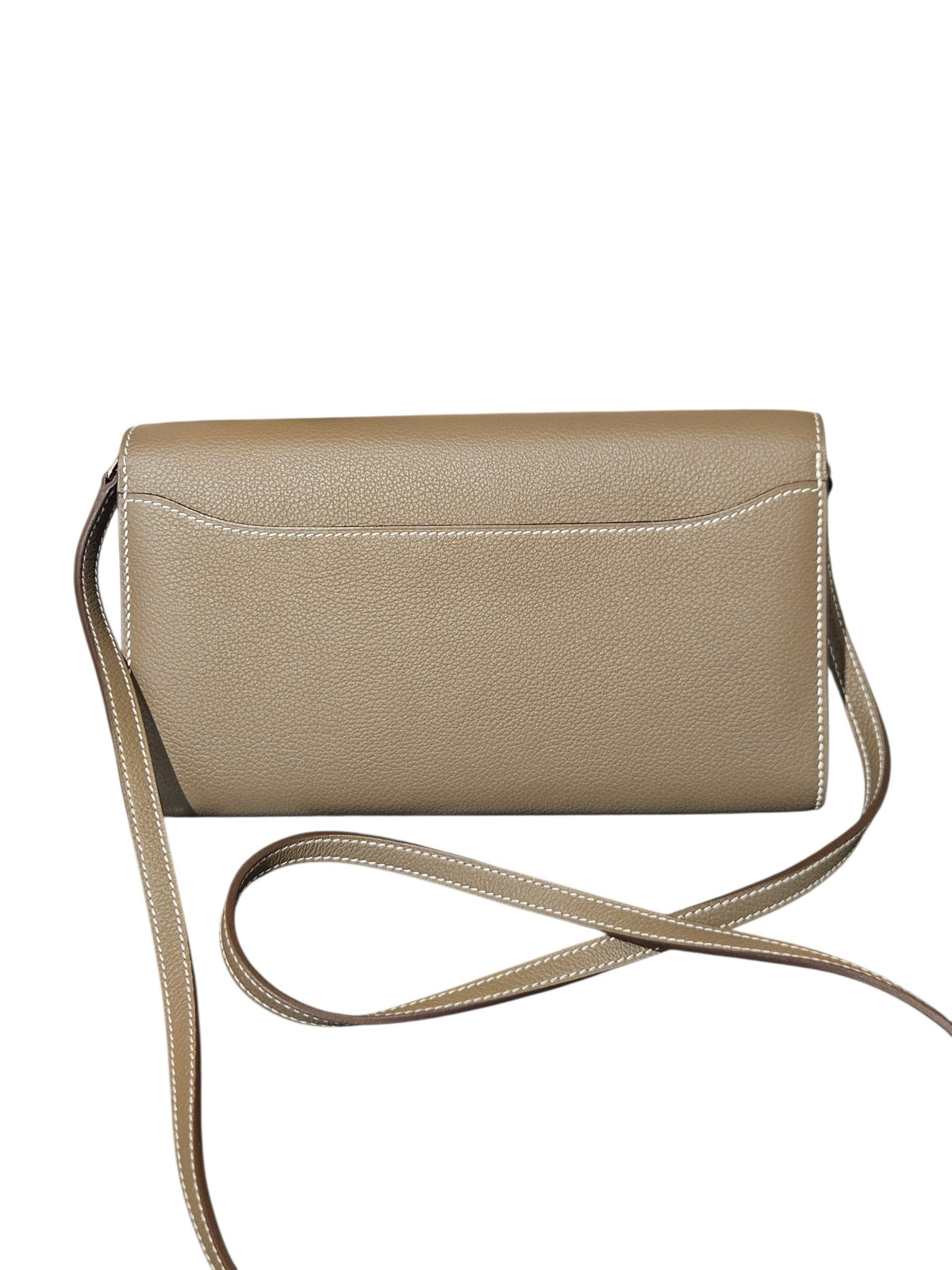Hermès Constance To Go Wallet in Etoupe Epsom Leather (Palladium Hardware)