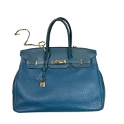 Hermès Birkin 35 – Teal Blue (Togo)