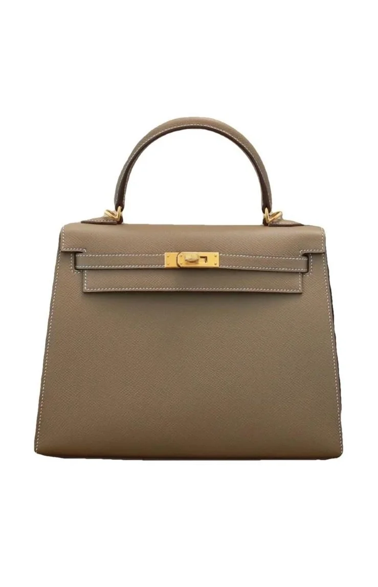 Hermès Kelly II Sellier 25 – Étoupe Epsom