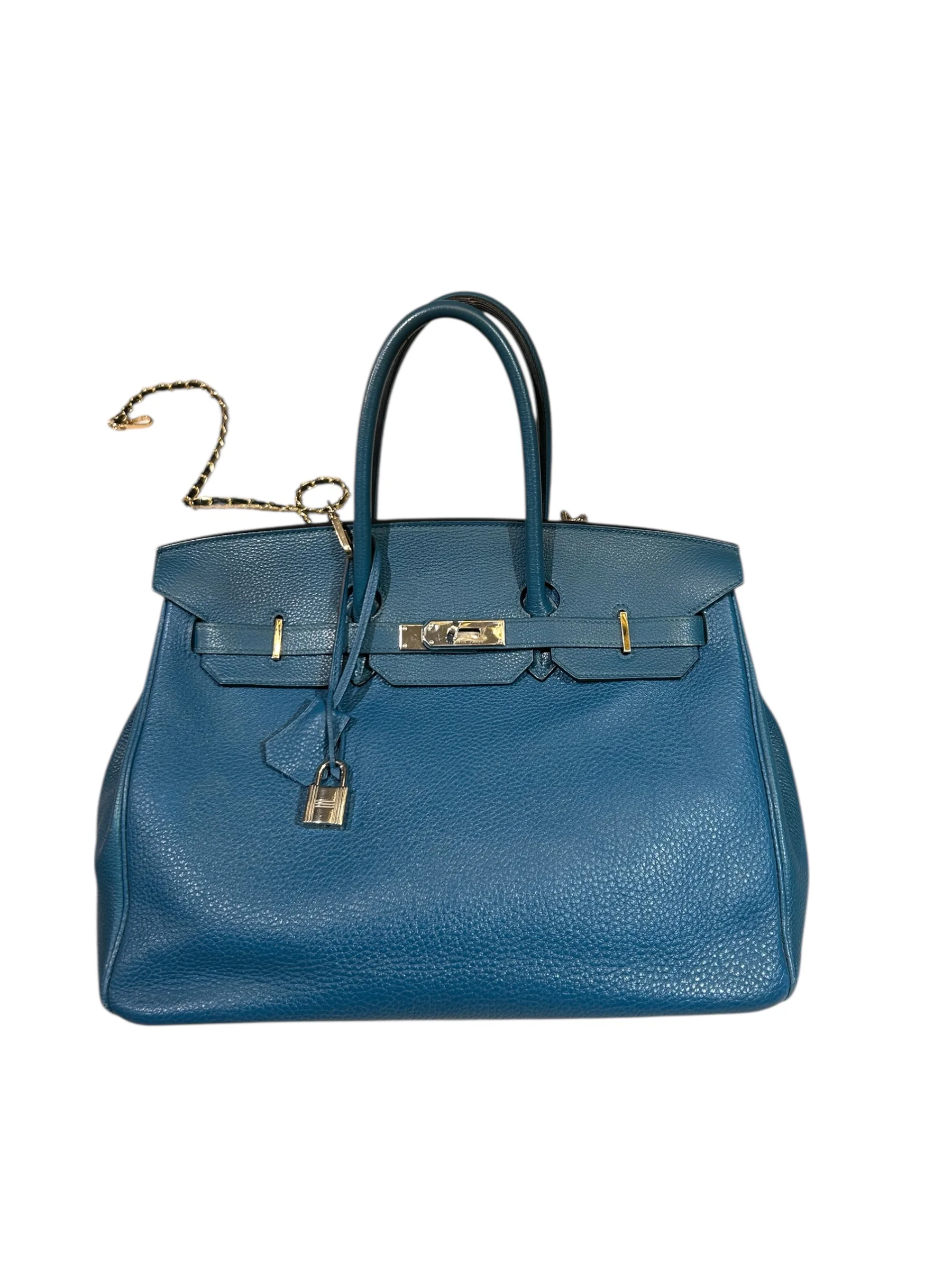 Hermès Birkin 35 – Teal Blue (Togo)